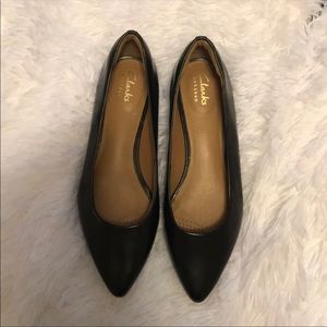 Clarks Artisan Point Toe Flats
